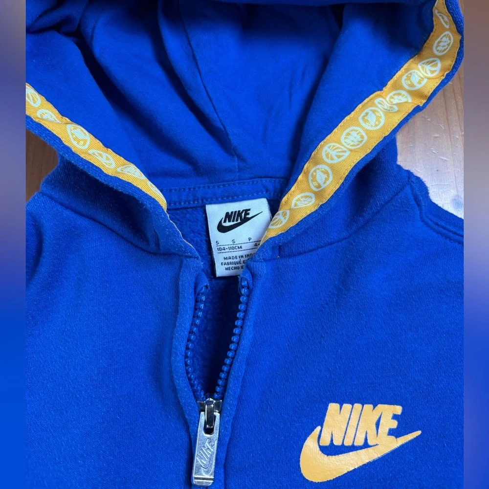Nike Toddler 'Ball For All' Full-Zip Hoodie Royal Blue Size‎ Small (4/5)